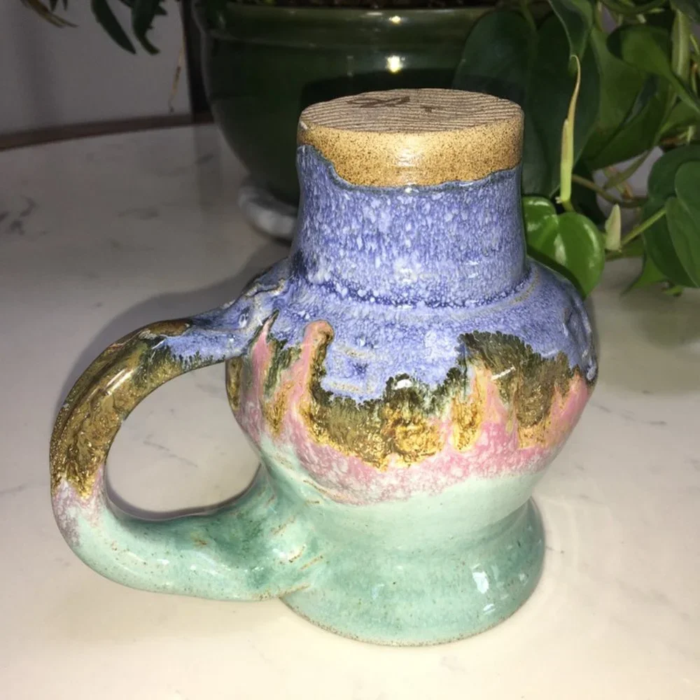 FIRM!  Artisan made Coffee/Tea Travel Mug - Picture 4 of 5